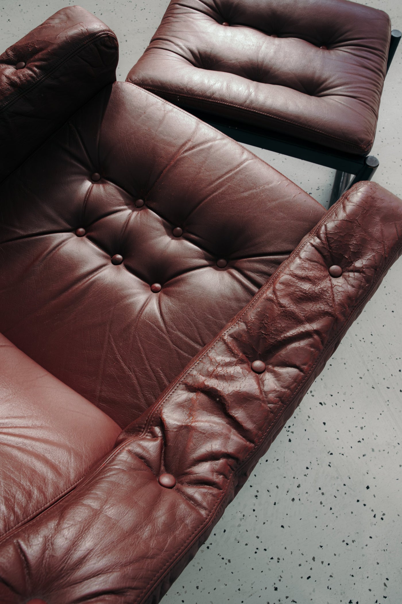 Norwegian Armchair and Foot Stool
