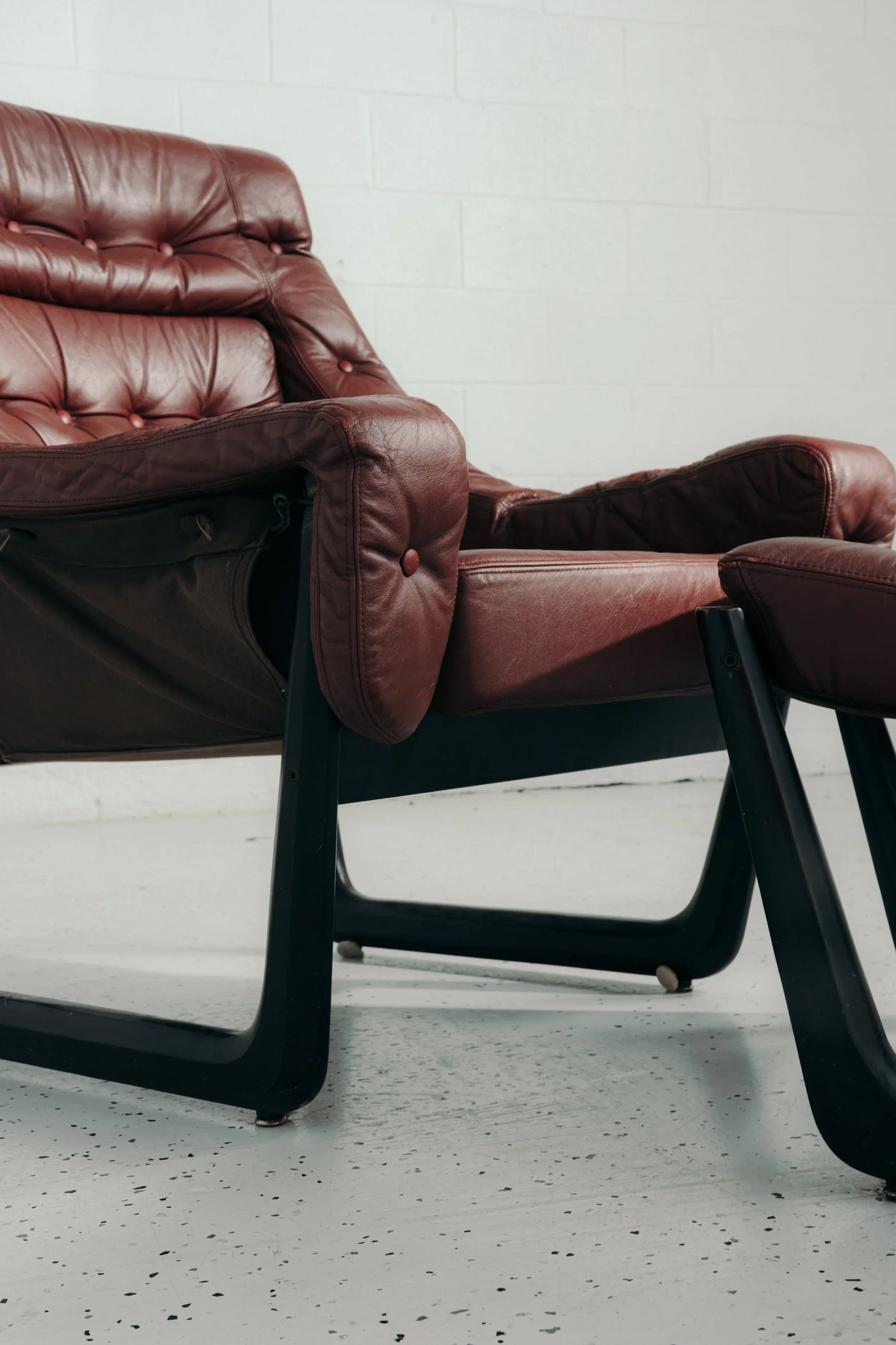 Norwegian Armchair and Foot Stool
