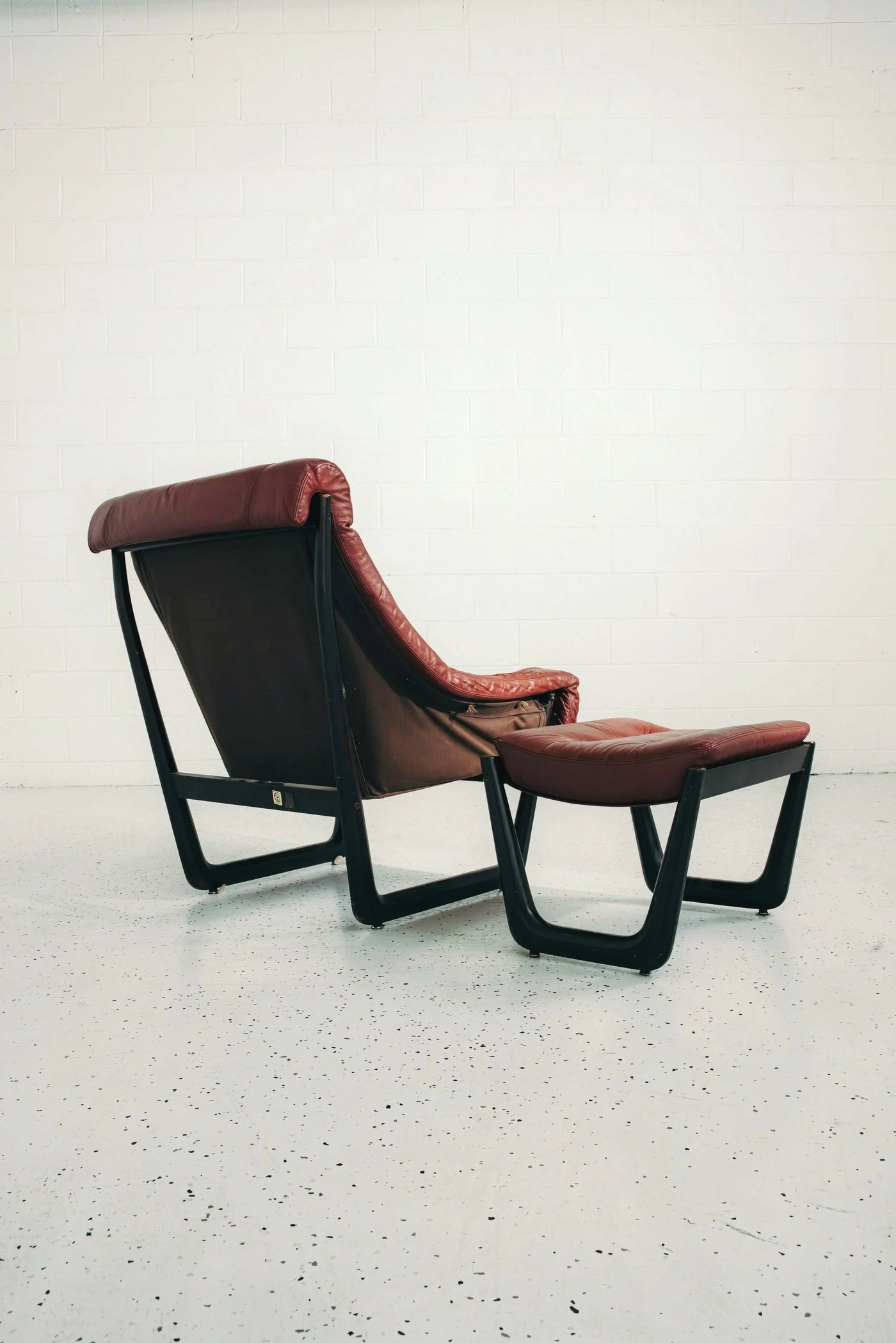 Norwegian Armchair and Foot Stool