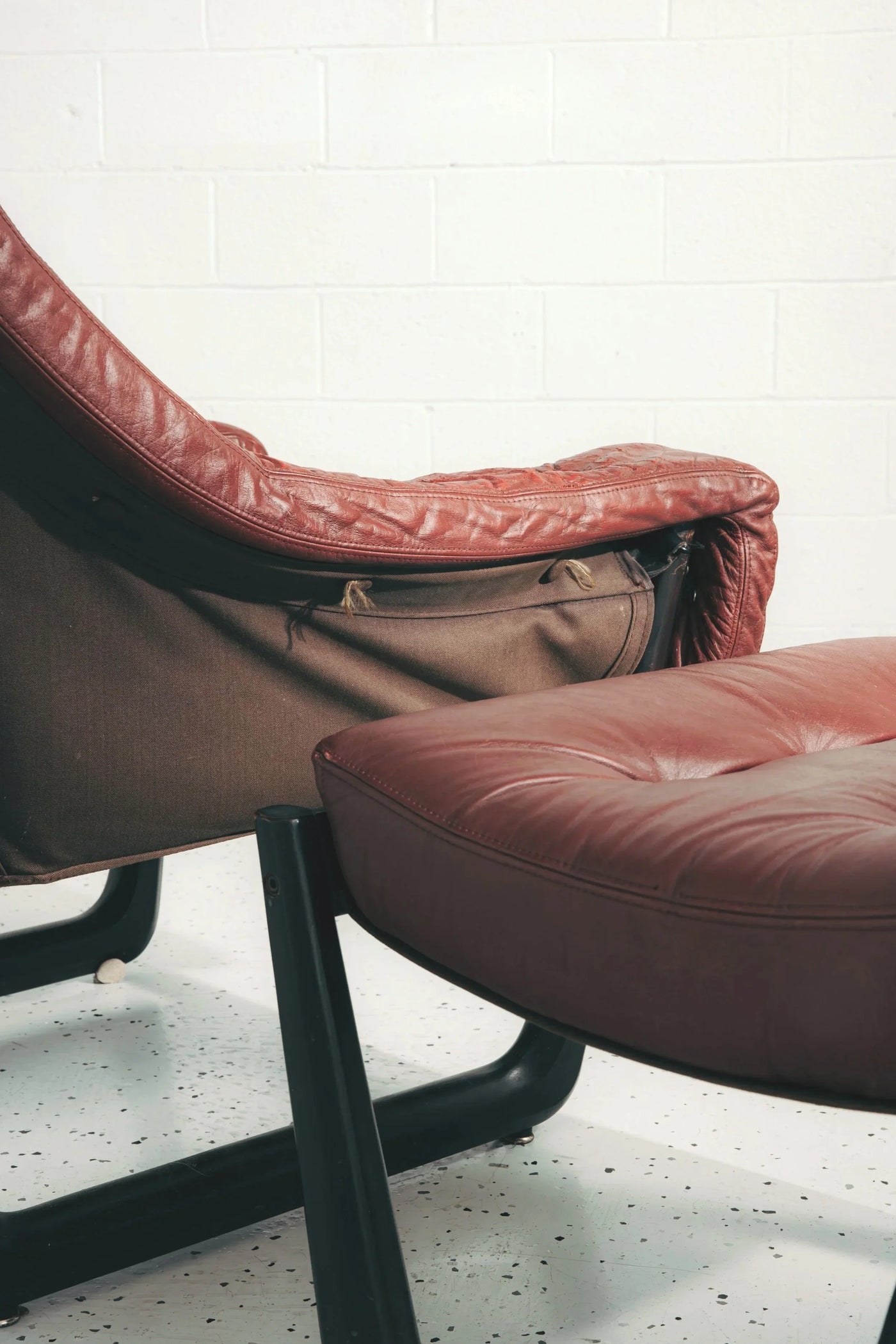 Norwegian Armchair and Foot Stool