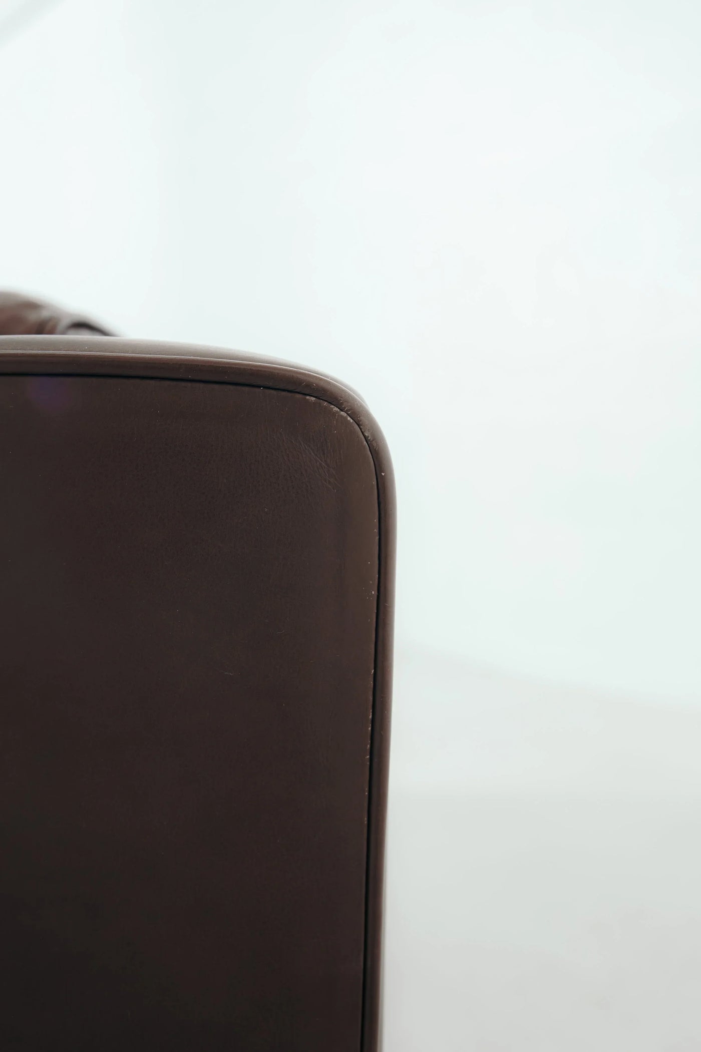 Danish 3-Seater Leather Sofa