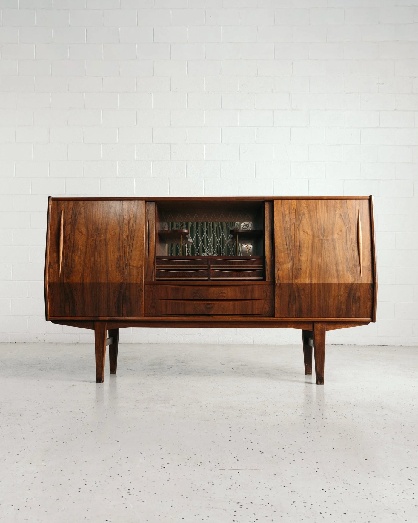 Rosewood Highboard by EW Bach