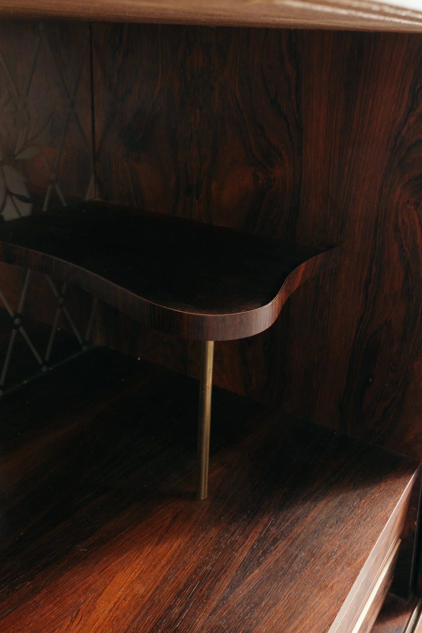 Rosewood Highboard by EW Bach