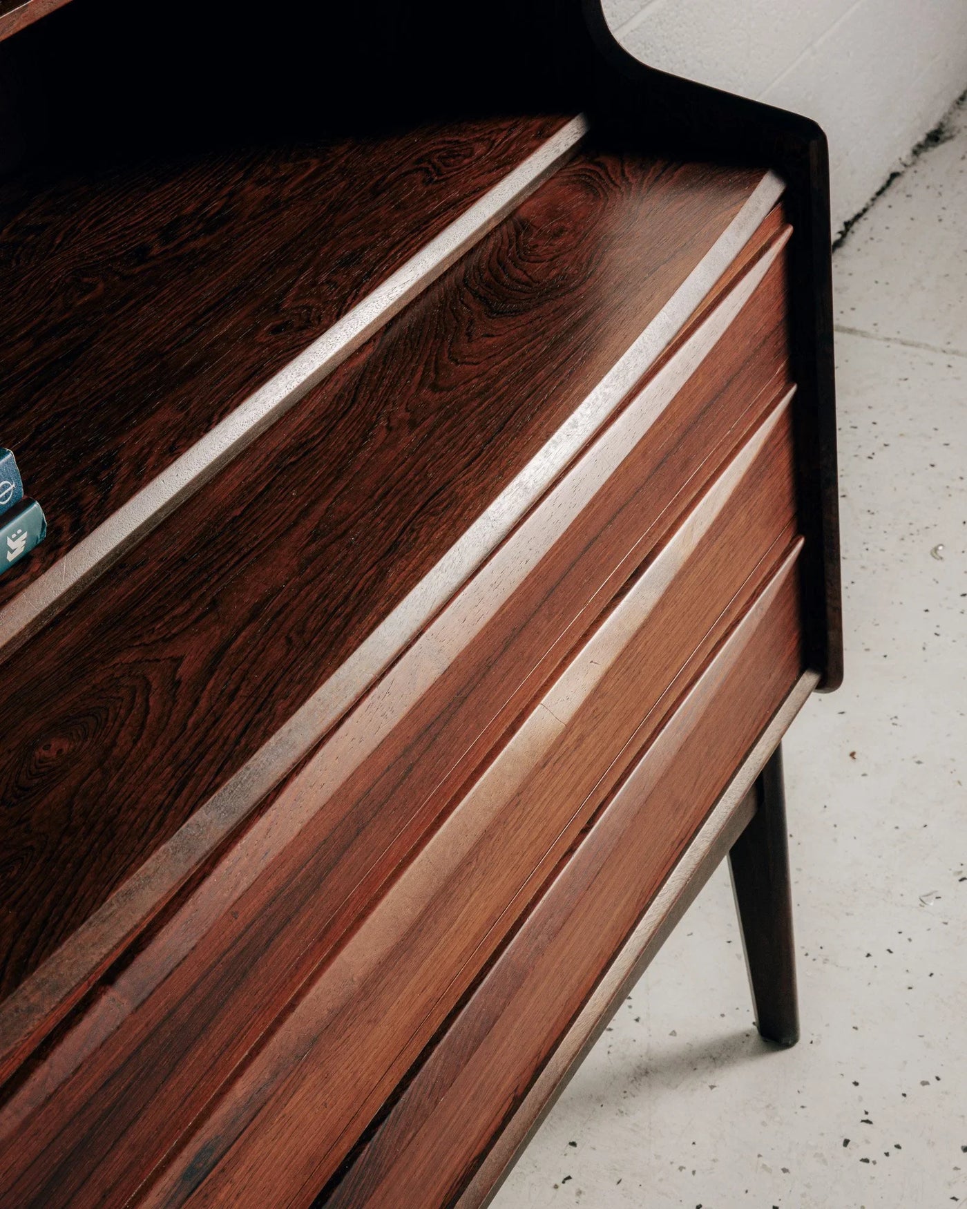 Danish Secretary Bookcase in Rosewood