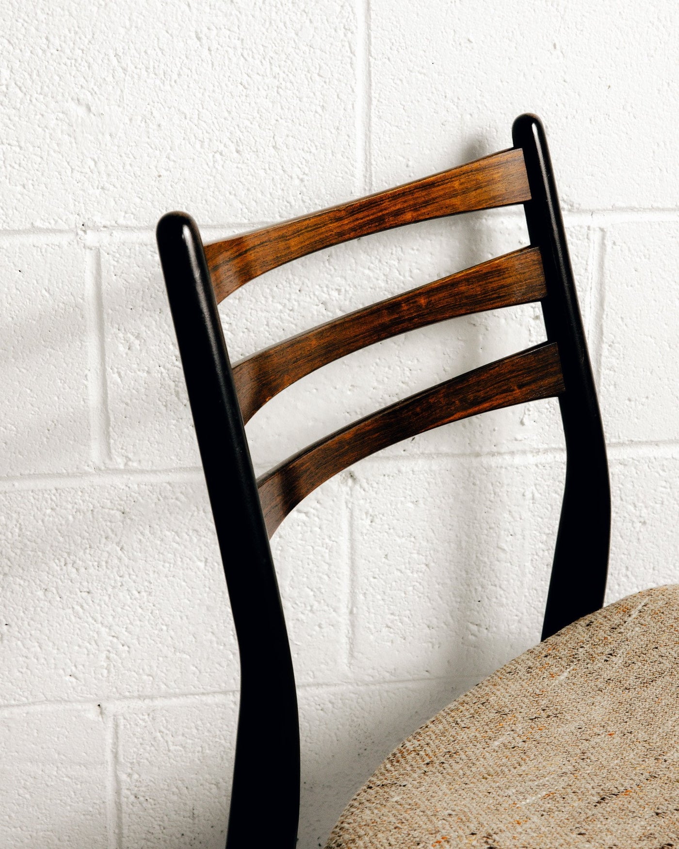 Set of 6 Ladderback Rosewood Dining Chairs