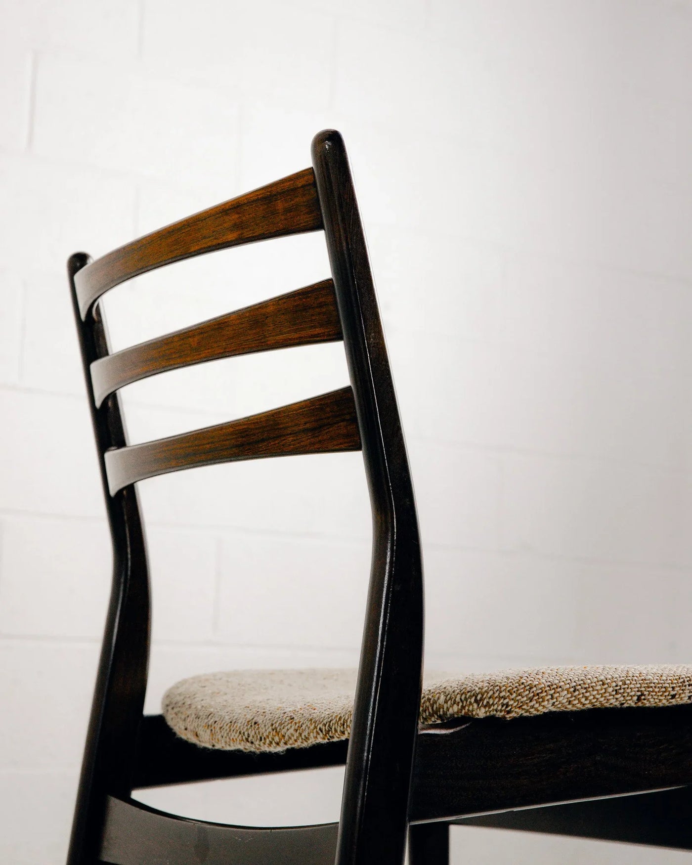 Set of 6 Ladderback Rosewood Dining Chairs