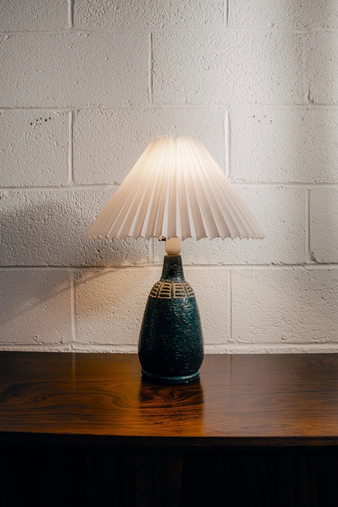 Danish Ceramic Table Lamp