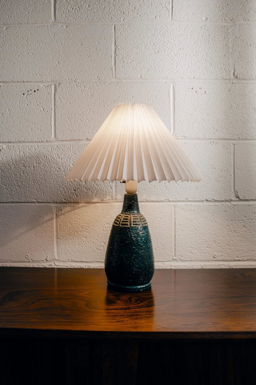 Danish Ceramic Table Lamp