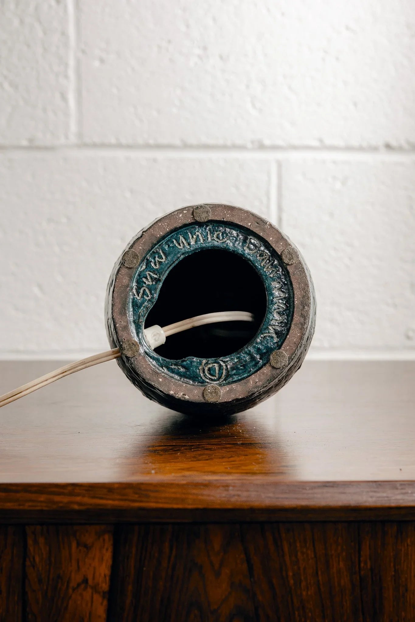 Danish Ceramic Table Lamp