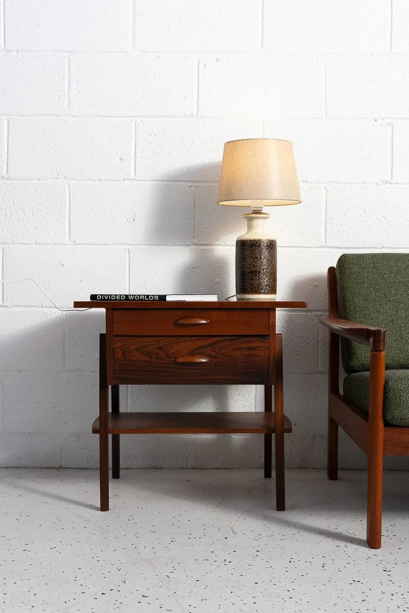 Danish Bedside / Sewing Table