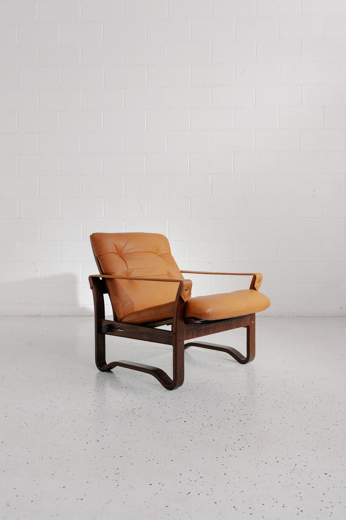 Additional view of Norwegian Reclining Armchair with Footstool