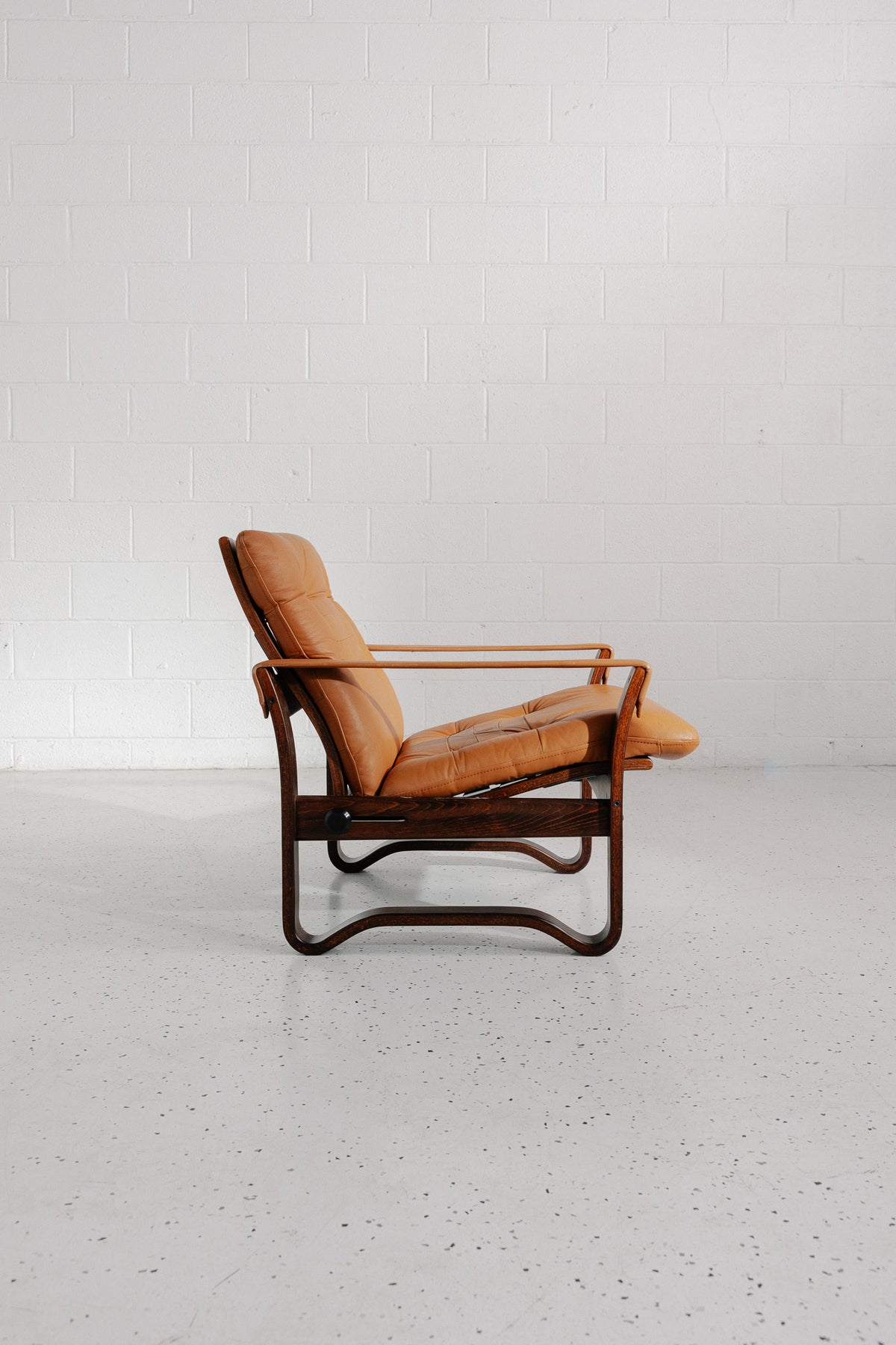Additional view of Norwegian Reclining Armchair with Footstool