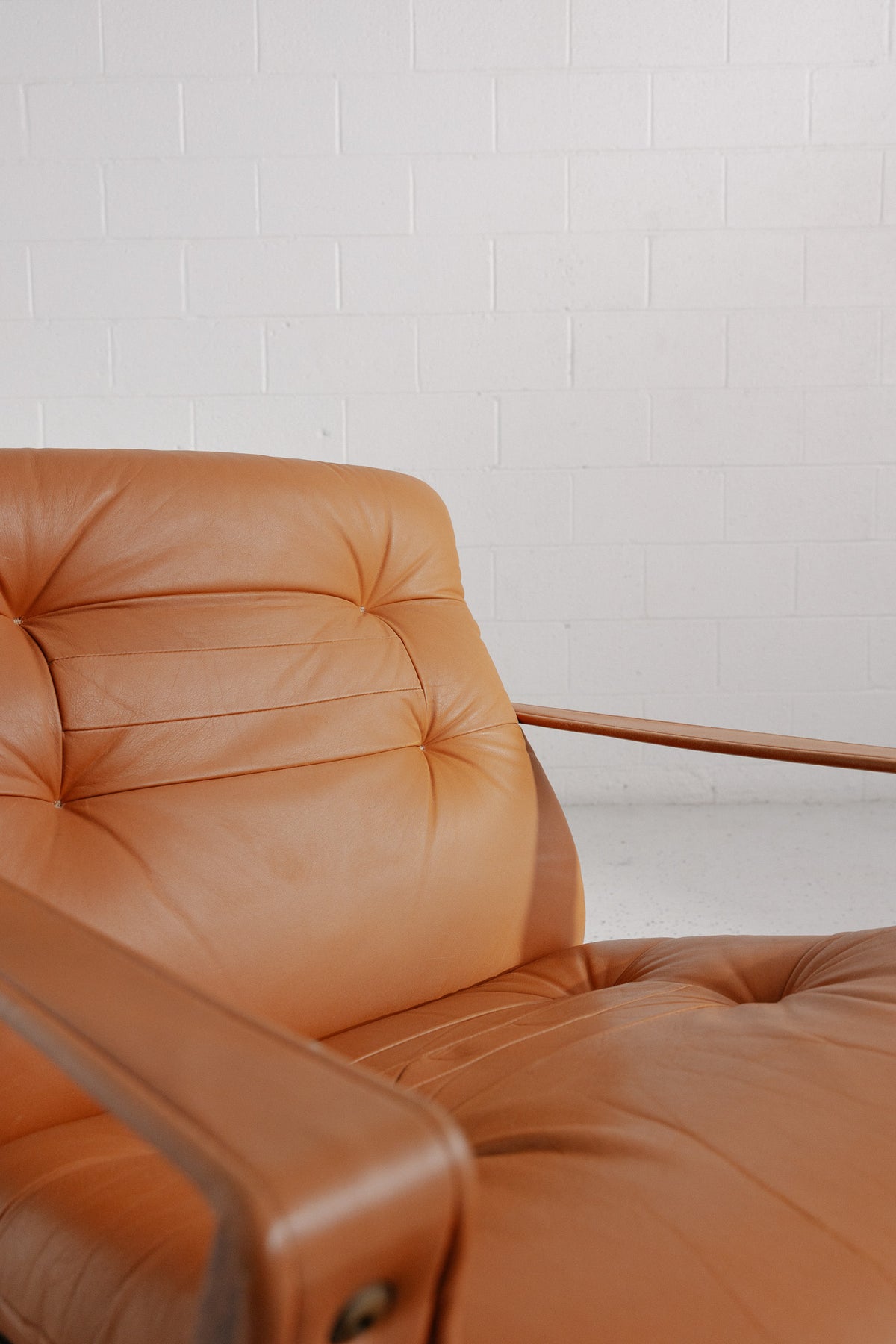 Additional view of Norwegian Reclining Armchair with Footstool