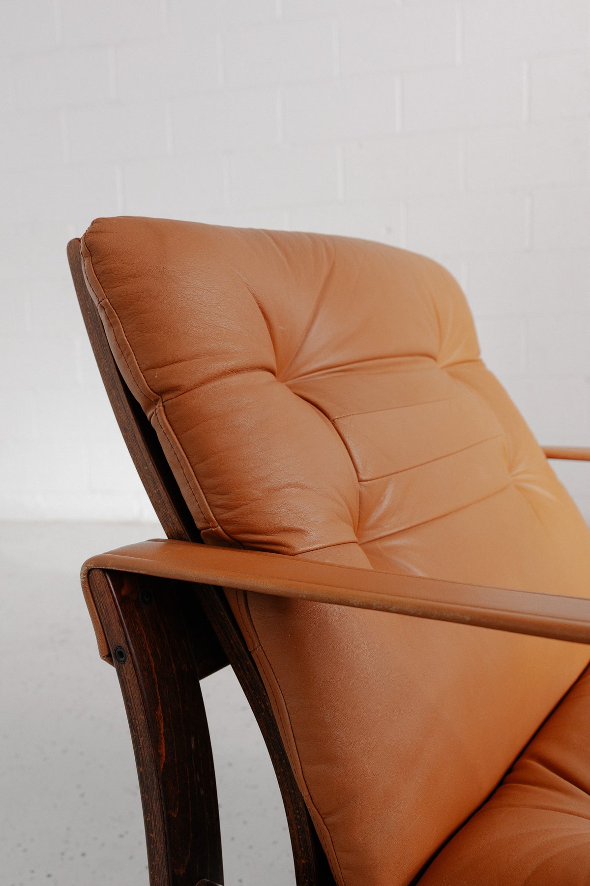 Additional view of Norwegian Reclining Armchair with Footstool