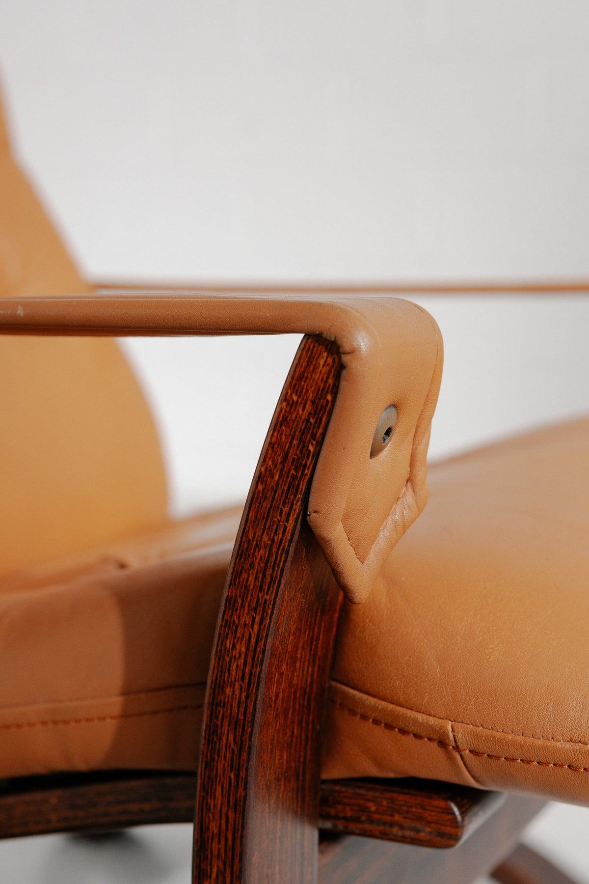 Additional view of Norwegian Reclining Armchair with Footstool