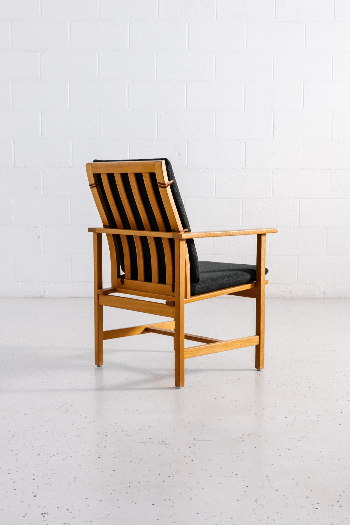 Additional view of Børge Mogensen oak armchair & footstool