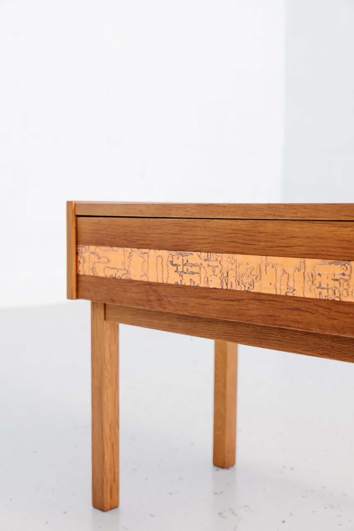 Additional view of Oak Mirror Console