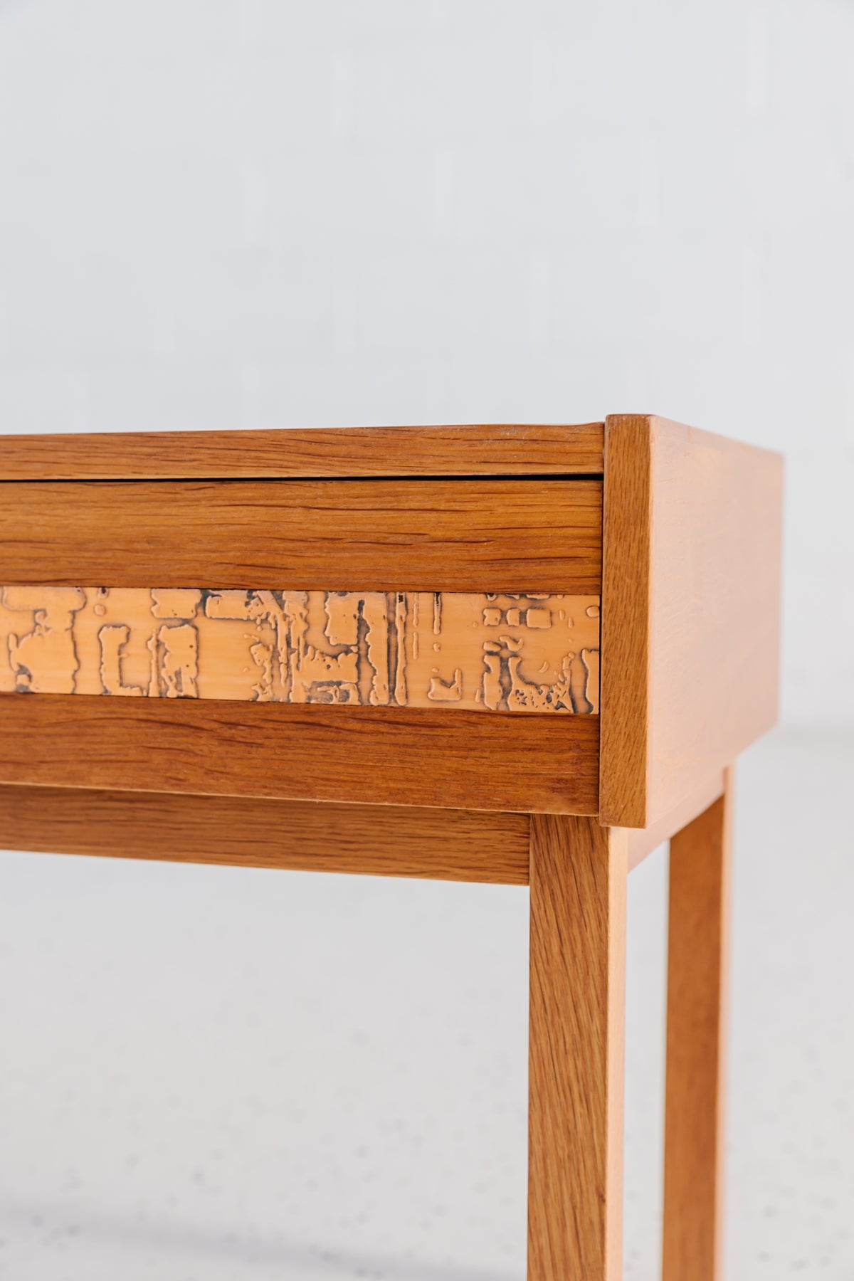 Additional view of Oak Mirror Console