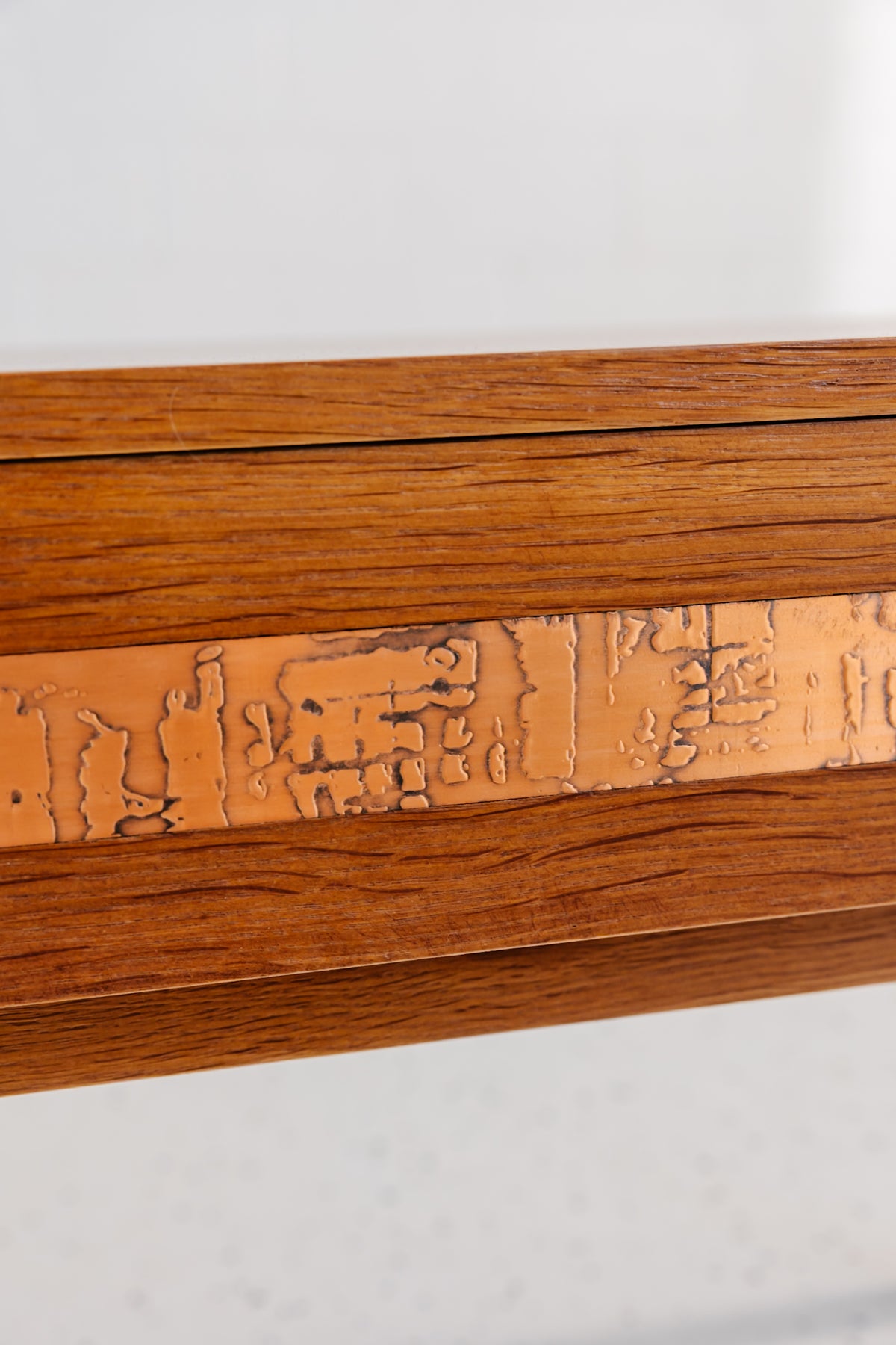 Additional view of Oak Mirror Console
