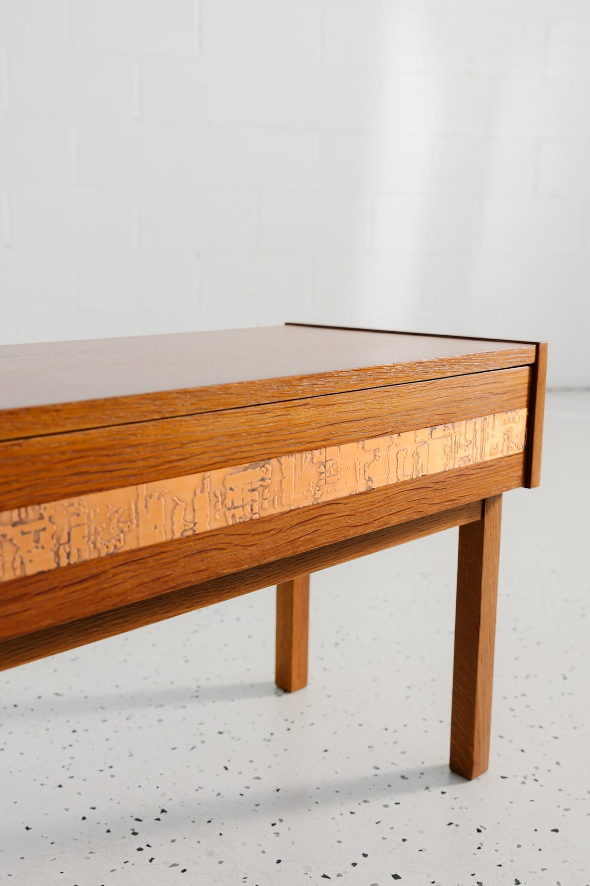 Additional view of Oak Mirror Console