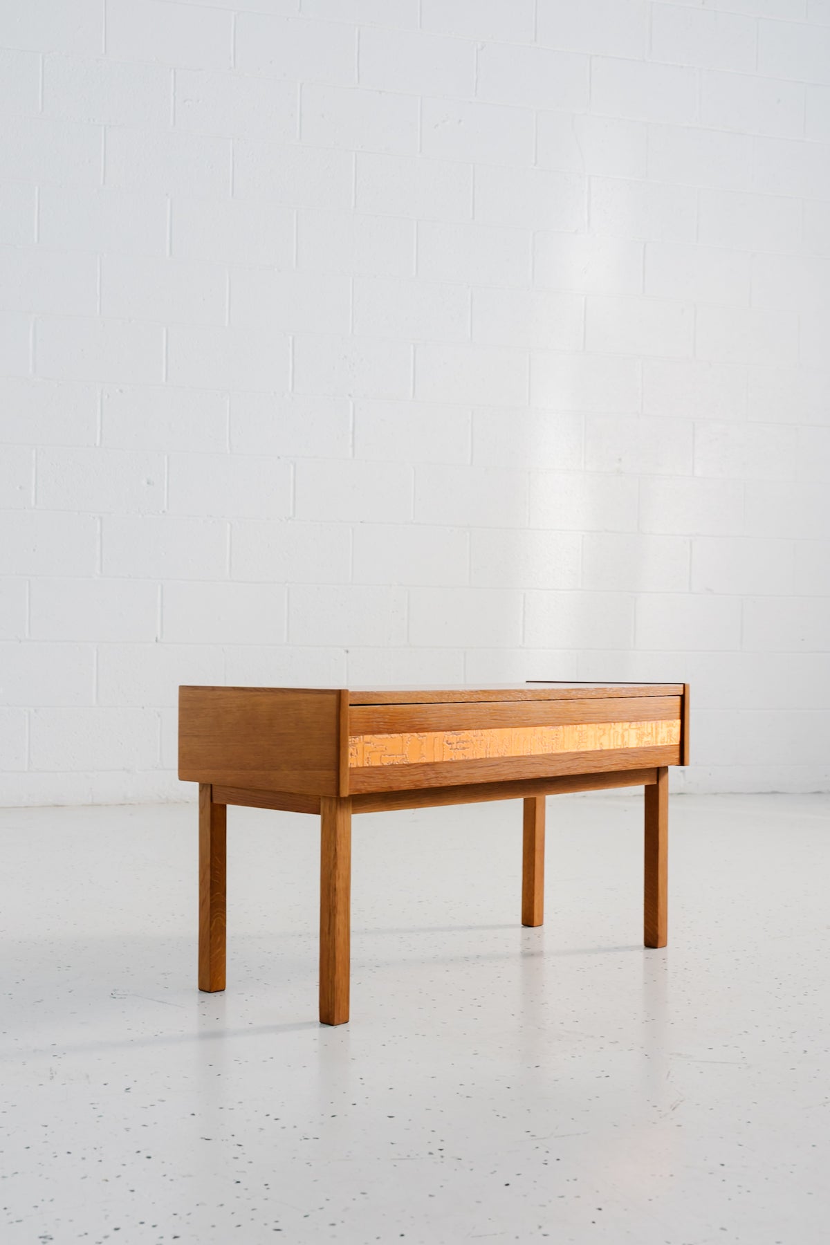 Additional view of Oak Mirror Console