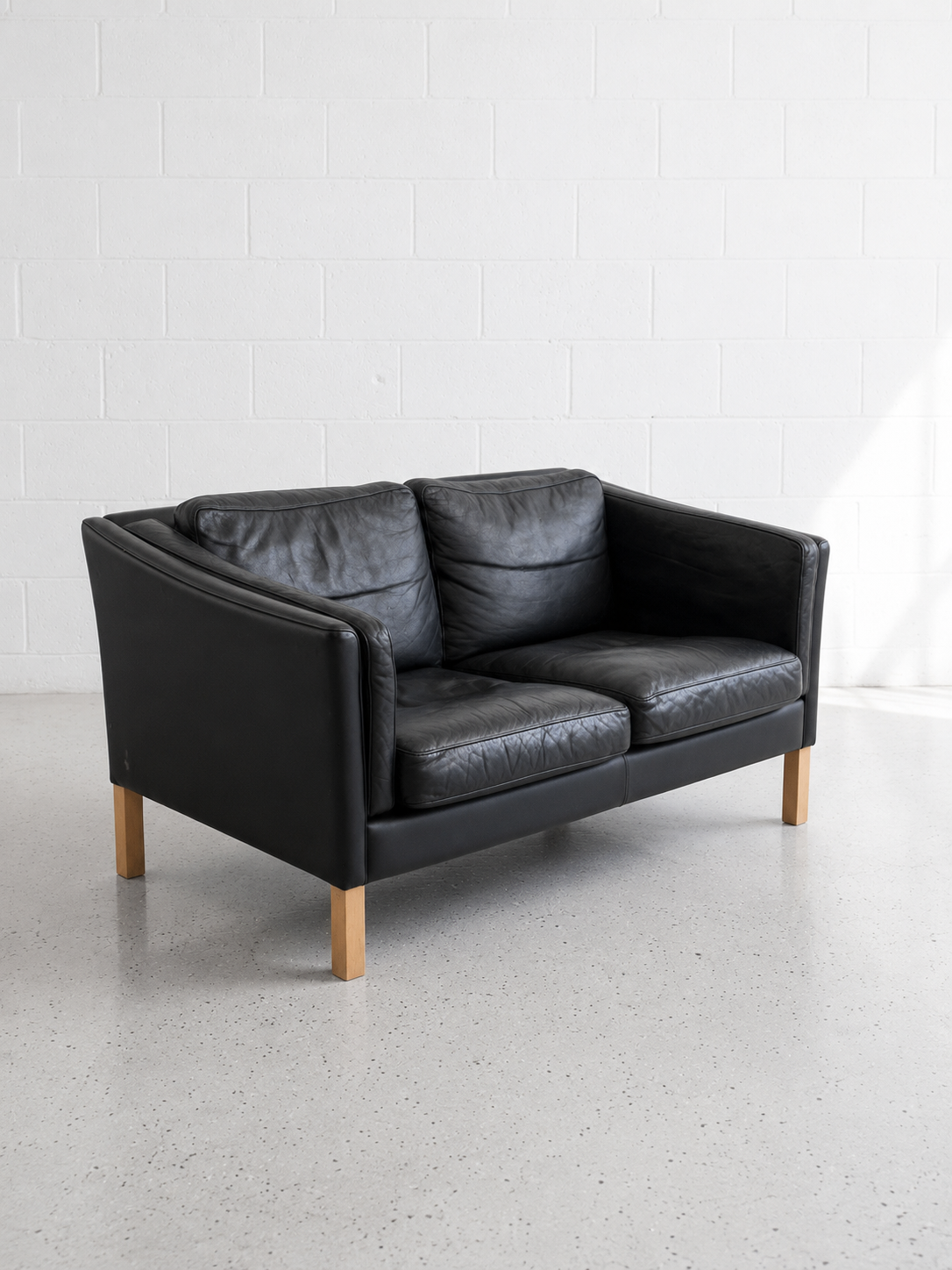 Stouby Two-Seater Leather Sofa