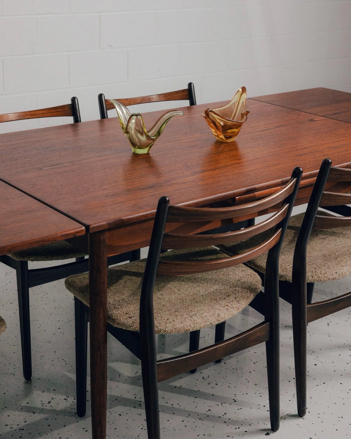 Set of 6 Ladderback Rosewood Dining Chairs
