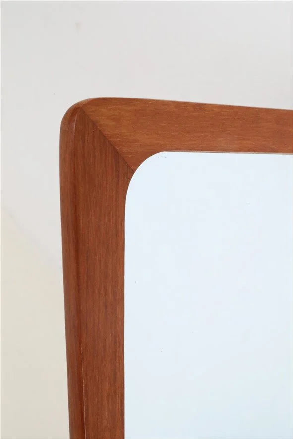 Danish Mirror with Shelf