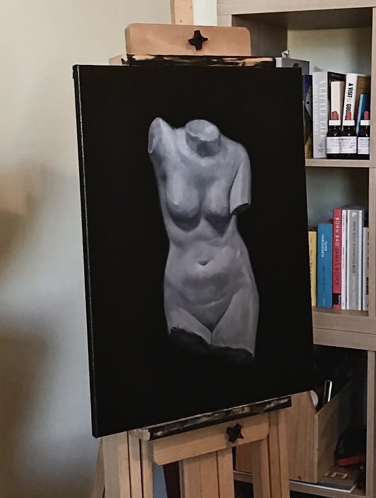 Limited Edition 'Statue in Oil' Prints by Lolly Heaney