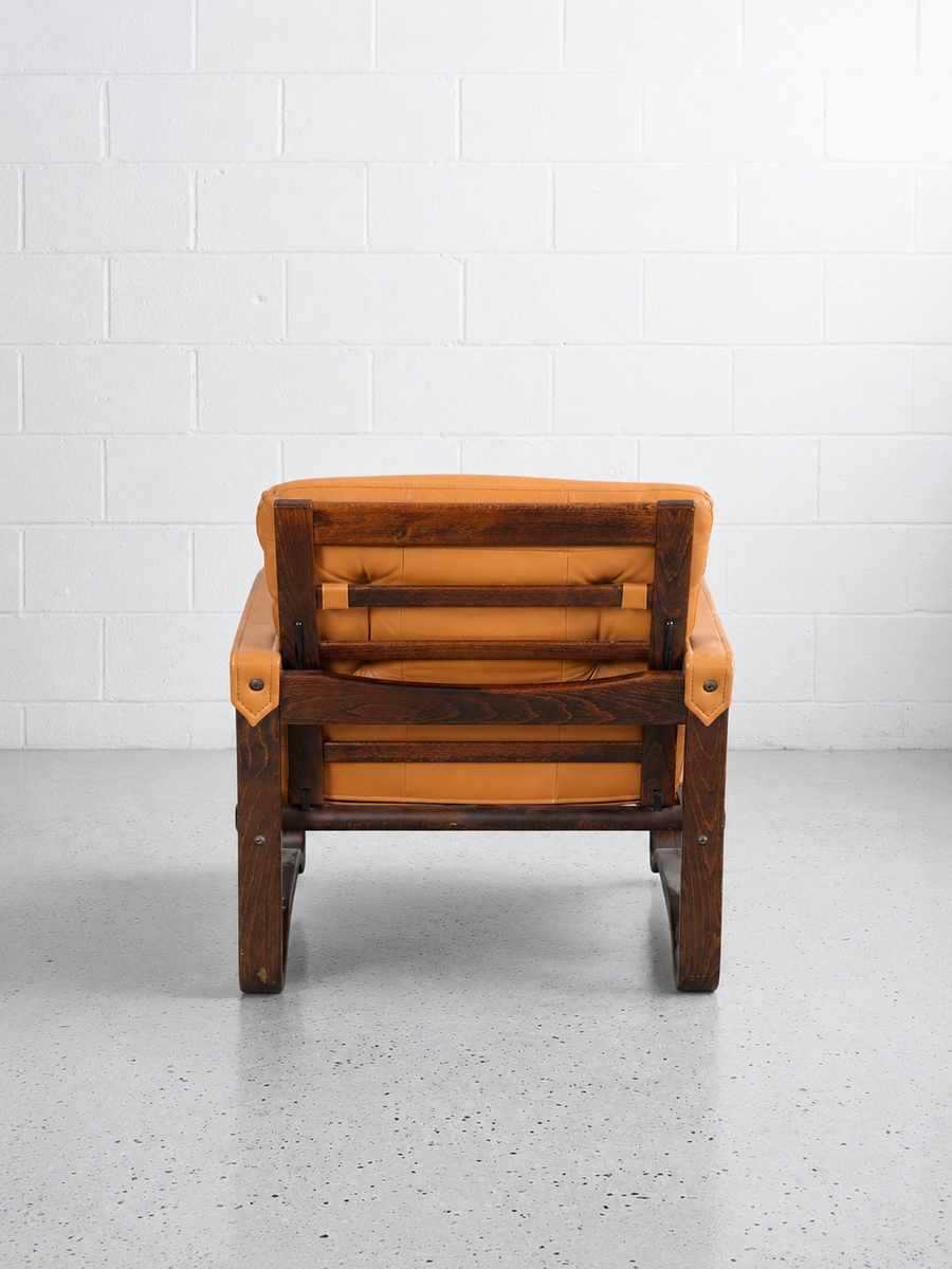 Pair of Norwegian Reclining Armchairs