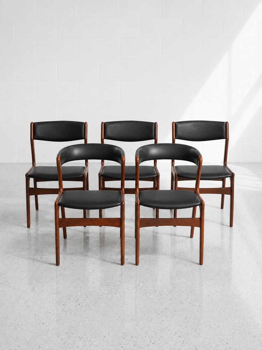 Set of Five Chairs by Nova Møbler