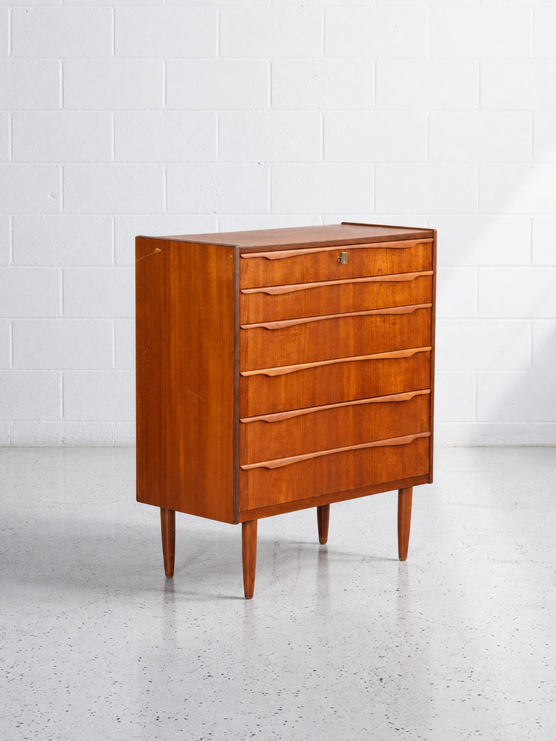 Teak Chest of Drawers