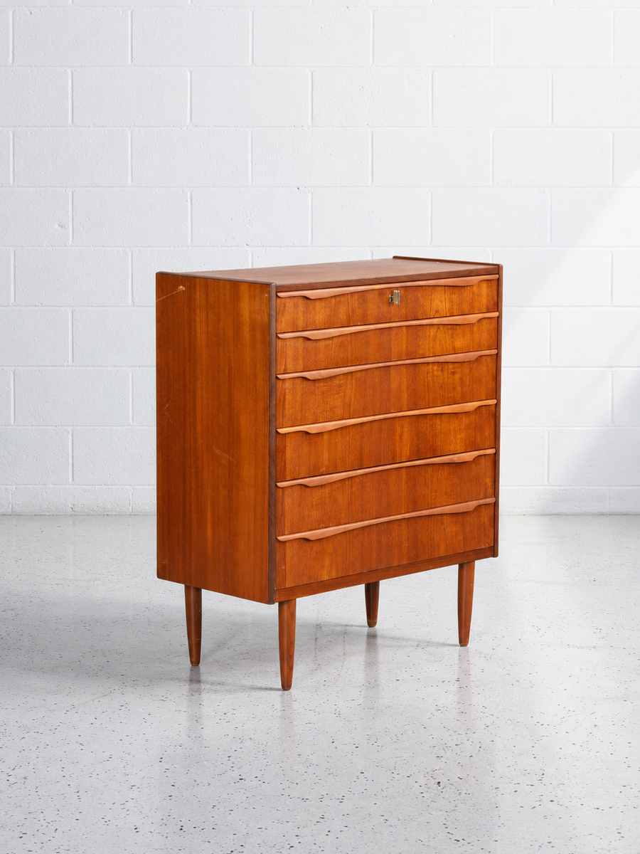 Teak Chest of Drawers