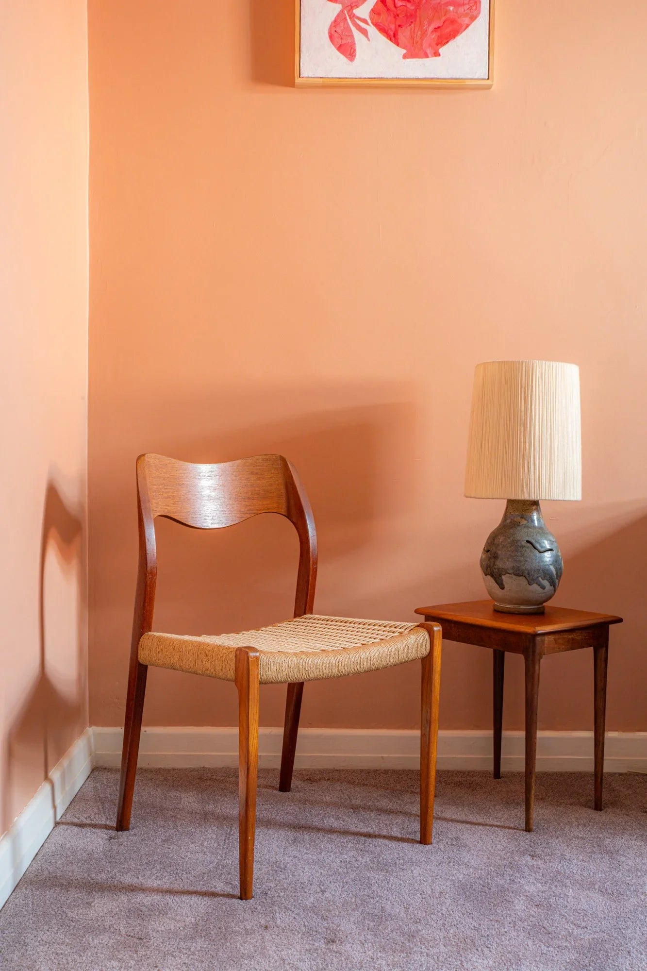 Niels Møller Teak & Danish Cord Chair