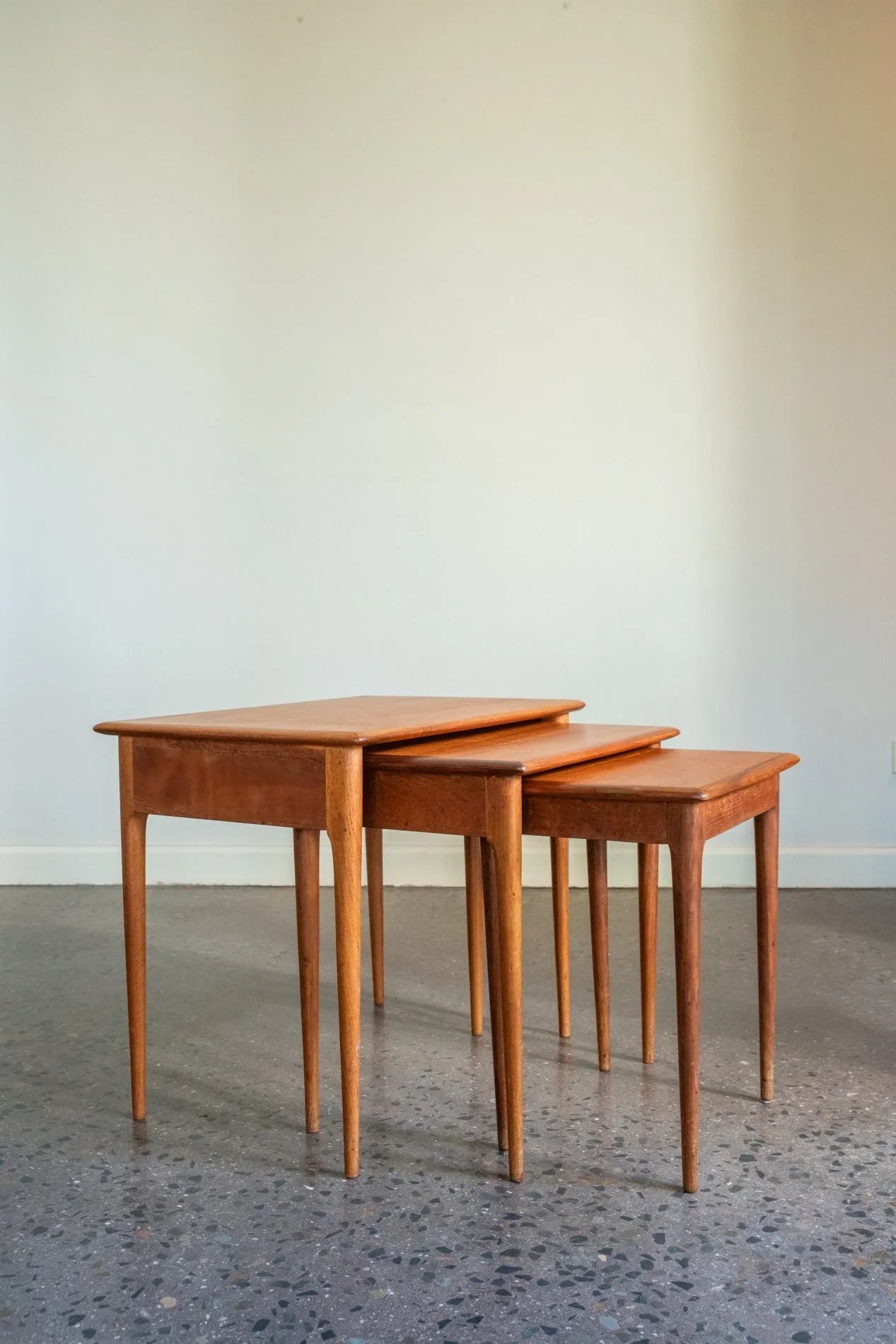 Nesting Tables in Teak