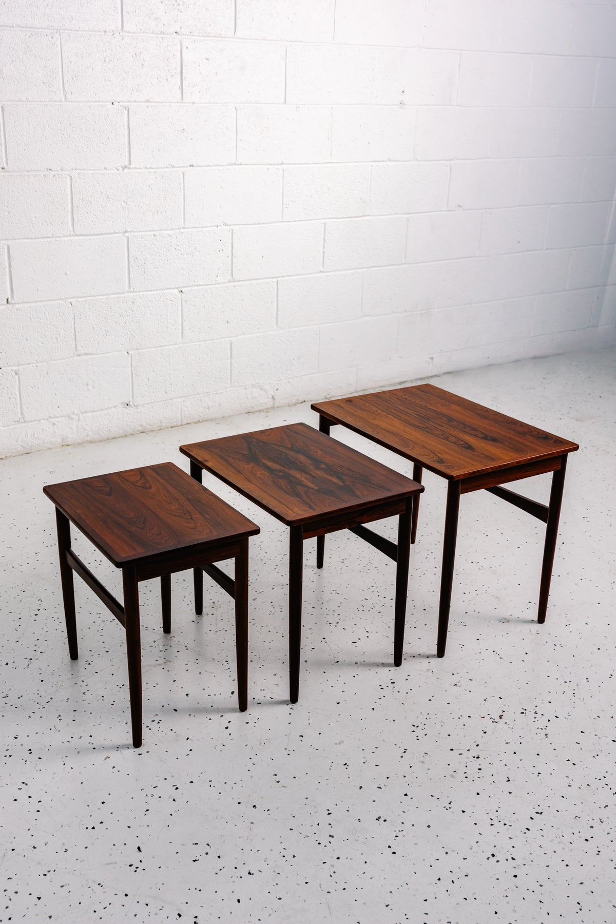 Additional view of Børge Gelsted Rosewood Nesting Tables