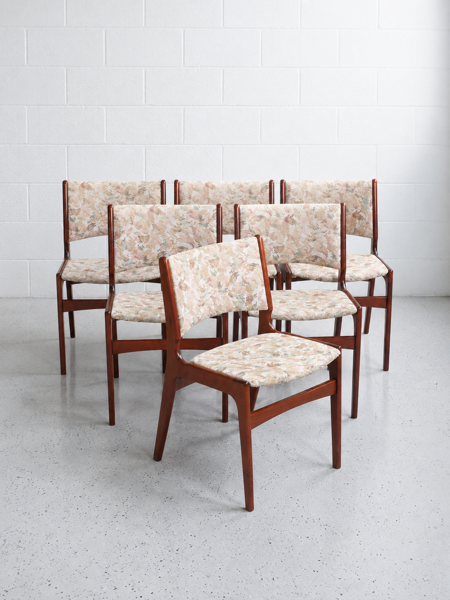 Set of Six Erik Buch 'Model 89' Dining Chairs