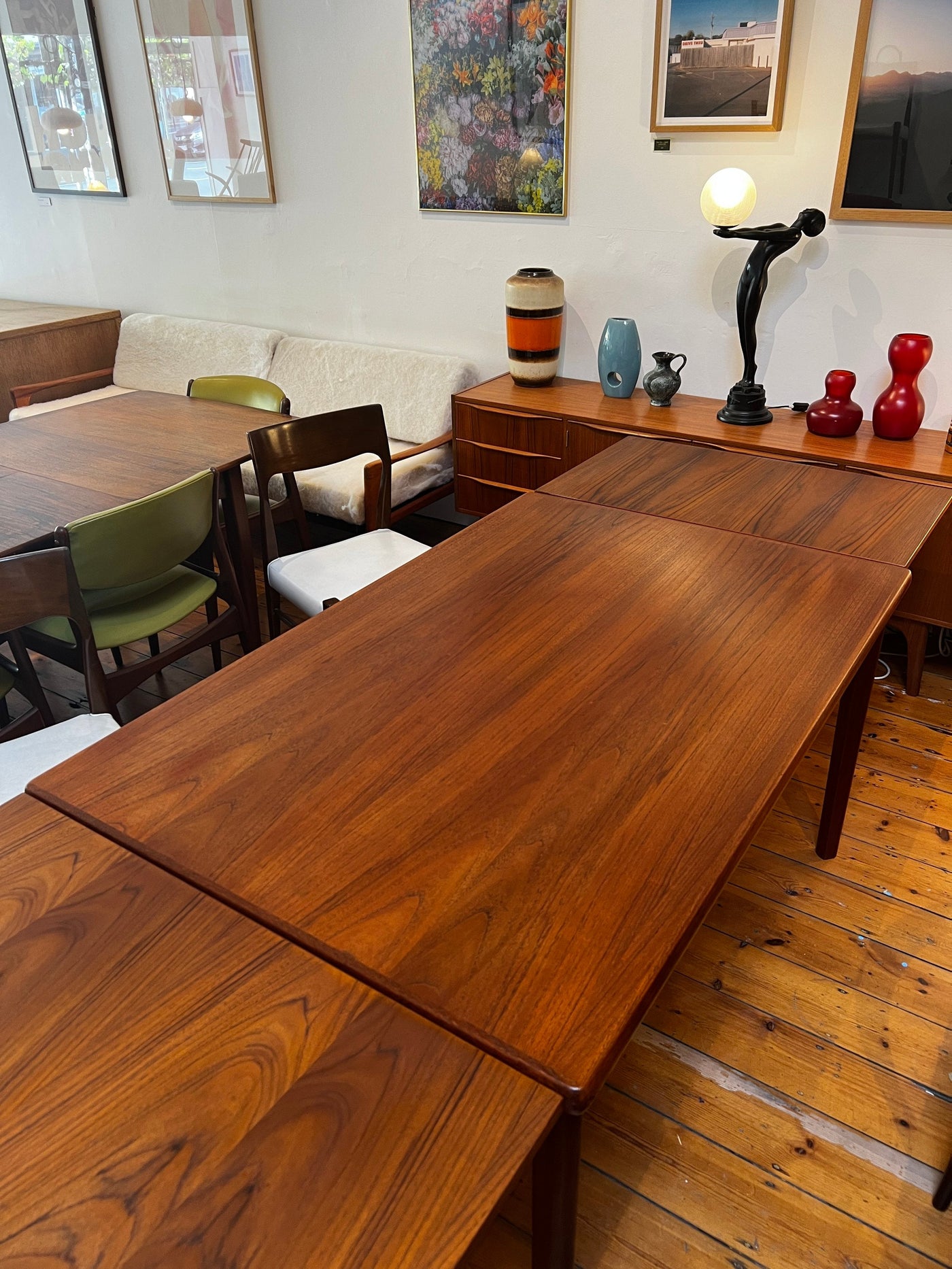 Teak Extension Dining Table by Henning Kjaernulf
