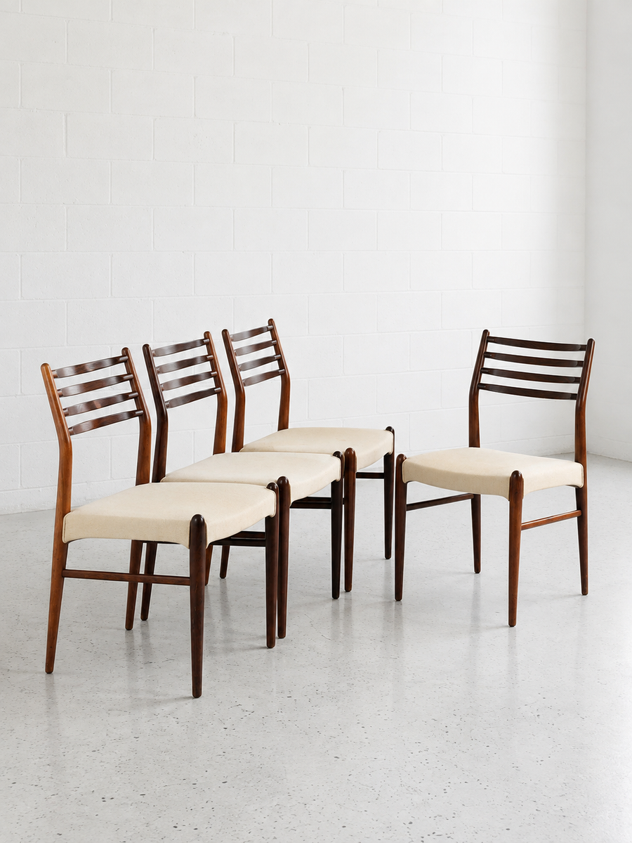 Set of Four Johannes Andersen Dining Chairs