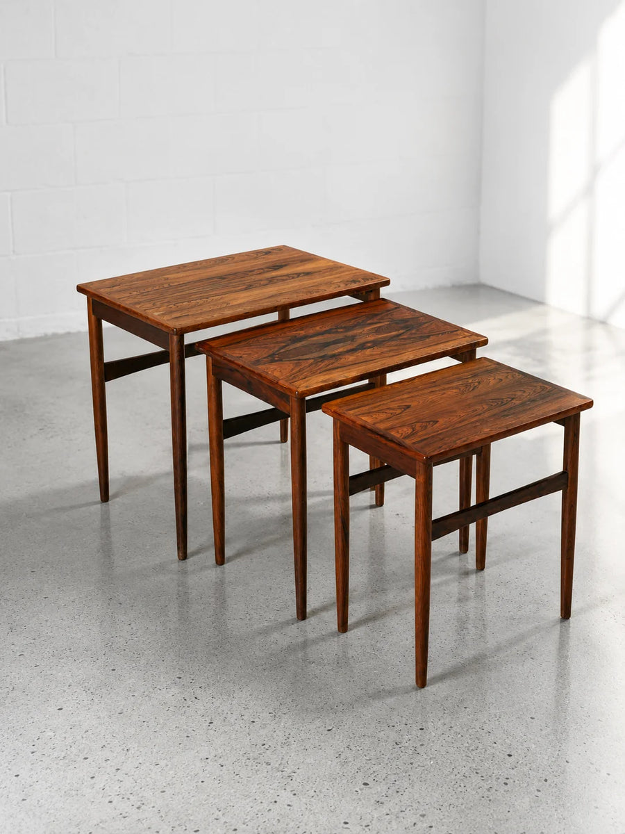 Børge Gelsted Rosewood Nesting Tables