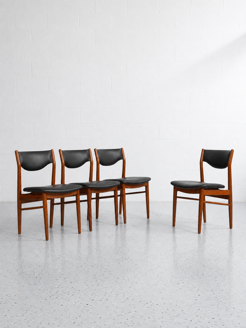 Set of Four Oak Dining Chairs