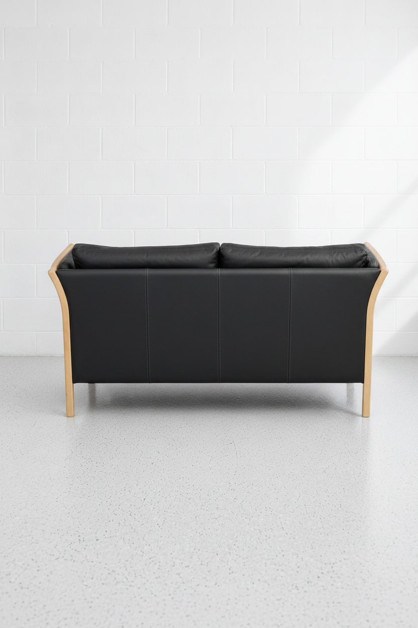 Two-Seater Leather Sofa by Skalma