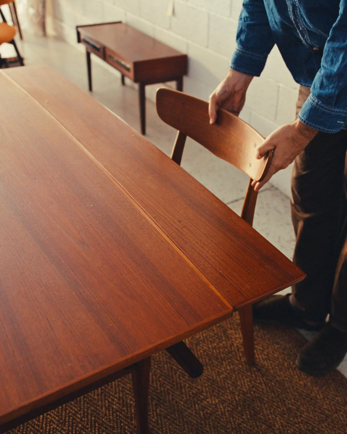 Elevator Coffee Table in Teak