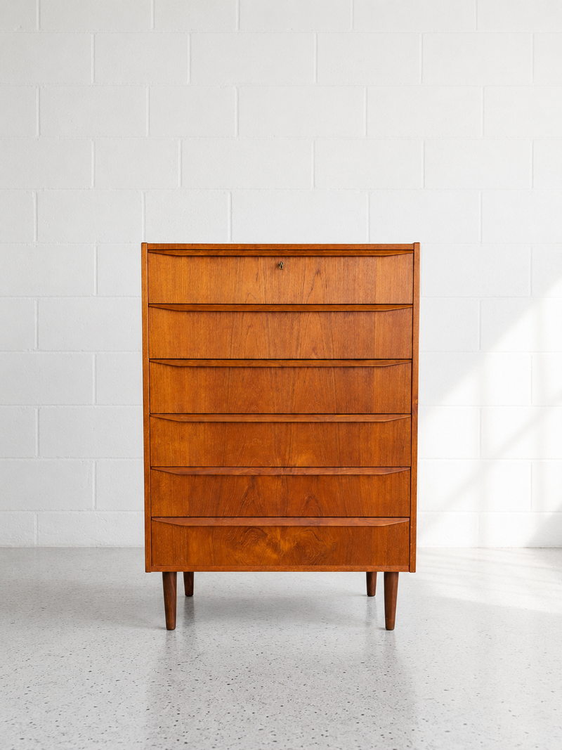 Danish Chest of Drawers in Teak