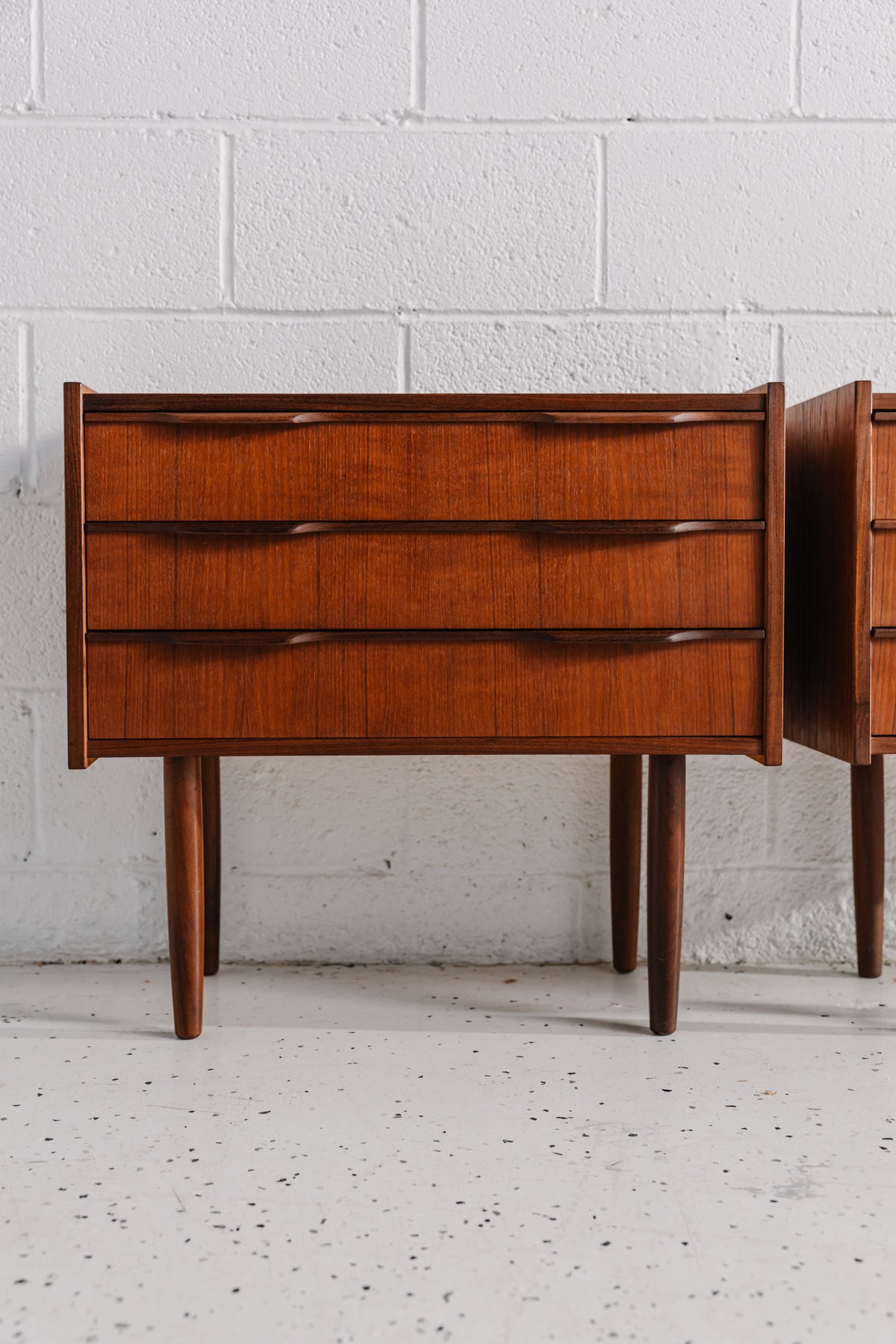 Pair of Danish Teak Bedside Chests