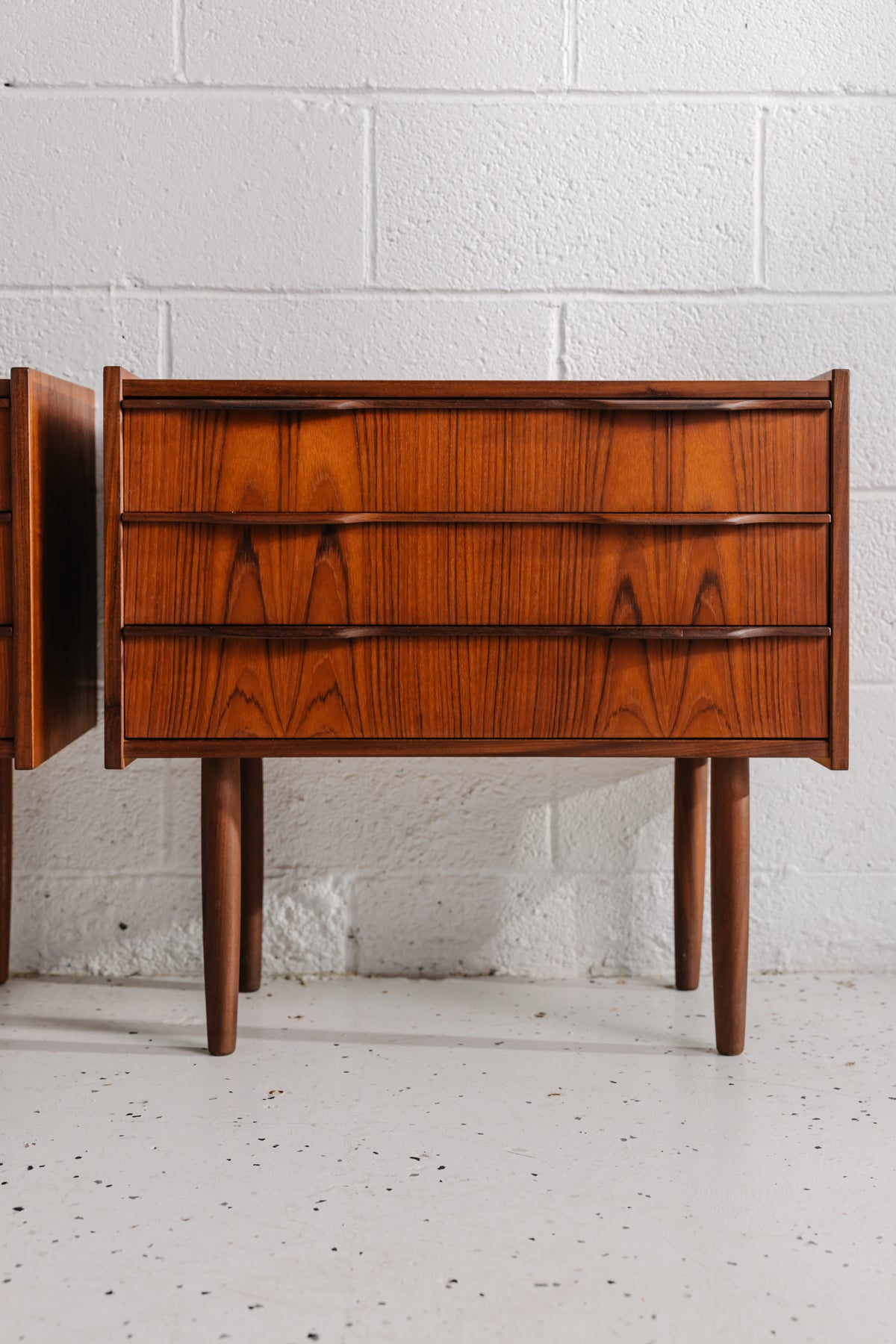 Pair of Danish Teak Bedside Chests