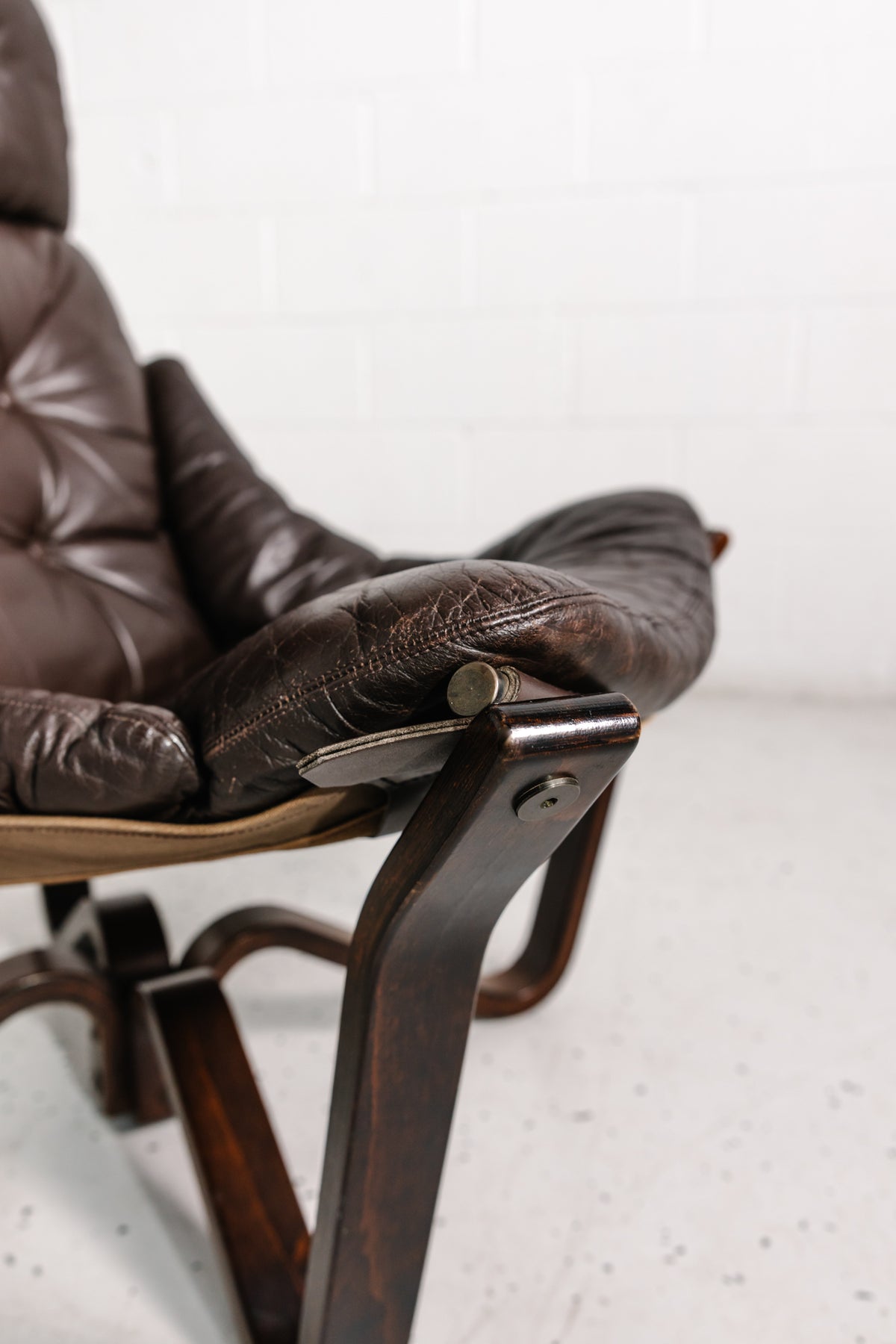 Additional view of Norwegian Viking lounge chair by Jim Myrstad for Brunstad