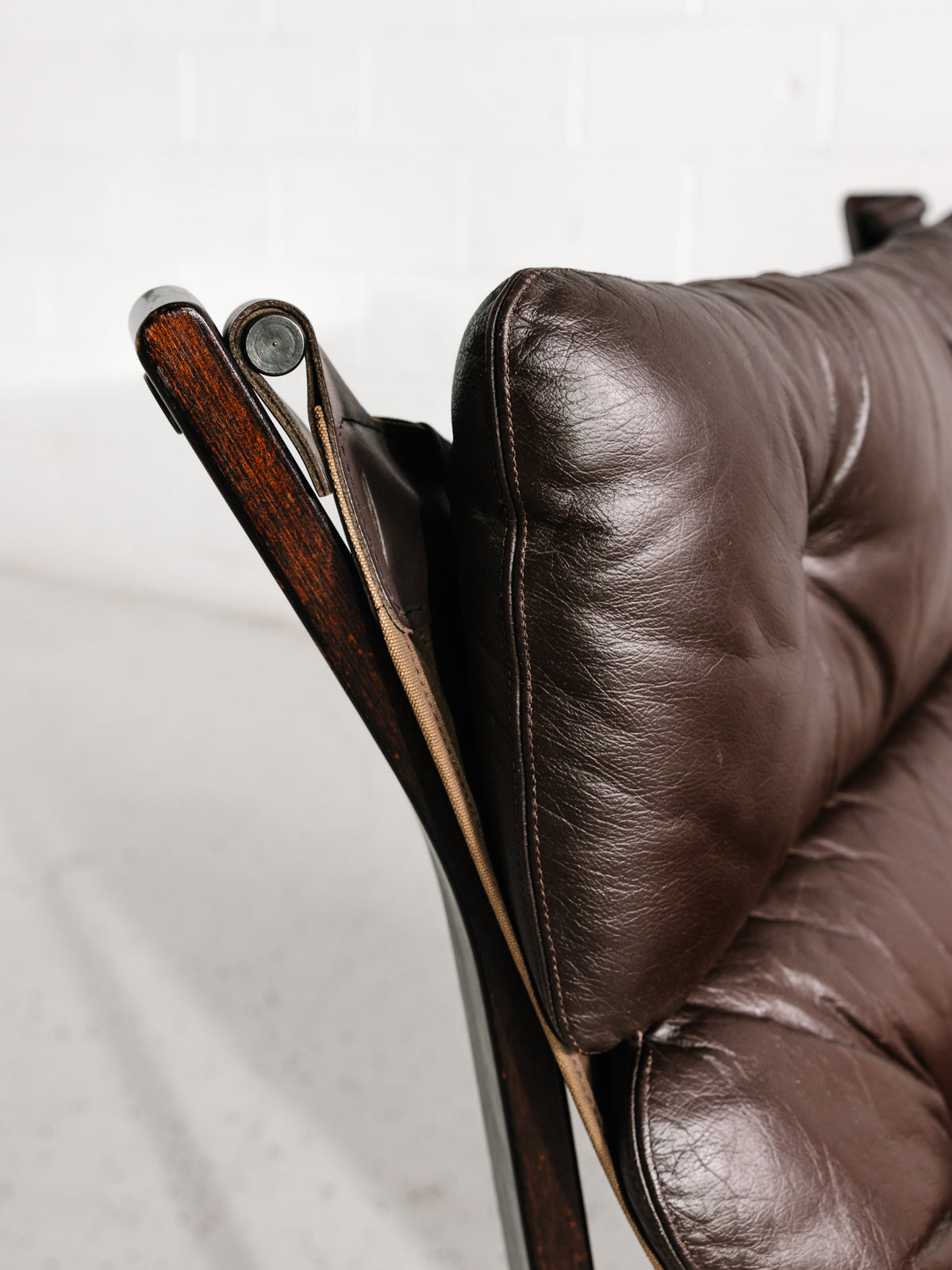 Additional view of Norwegian Viking lounge chair by Jim Myrstad for Brunstad