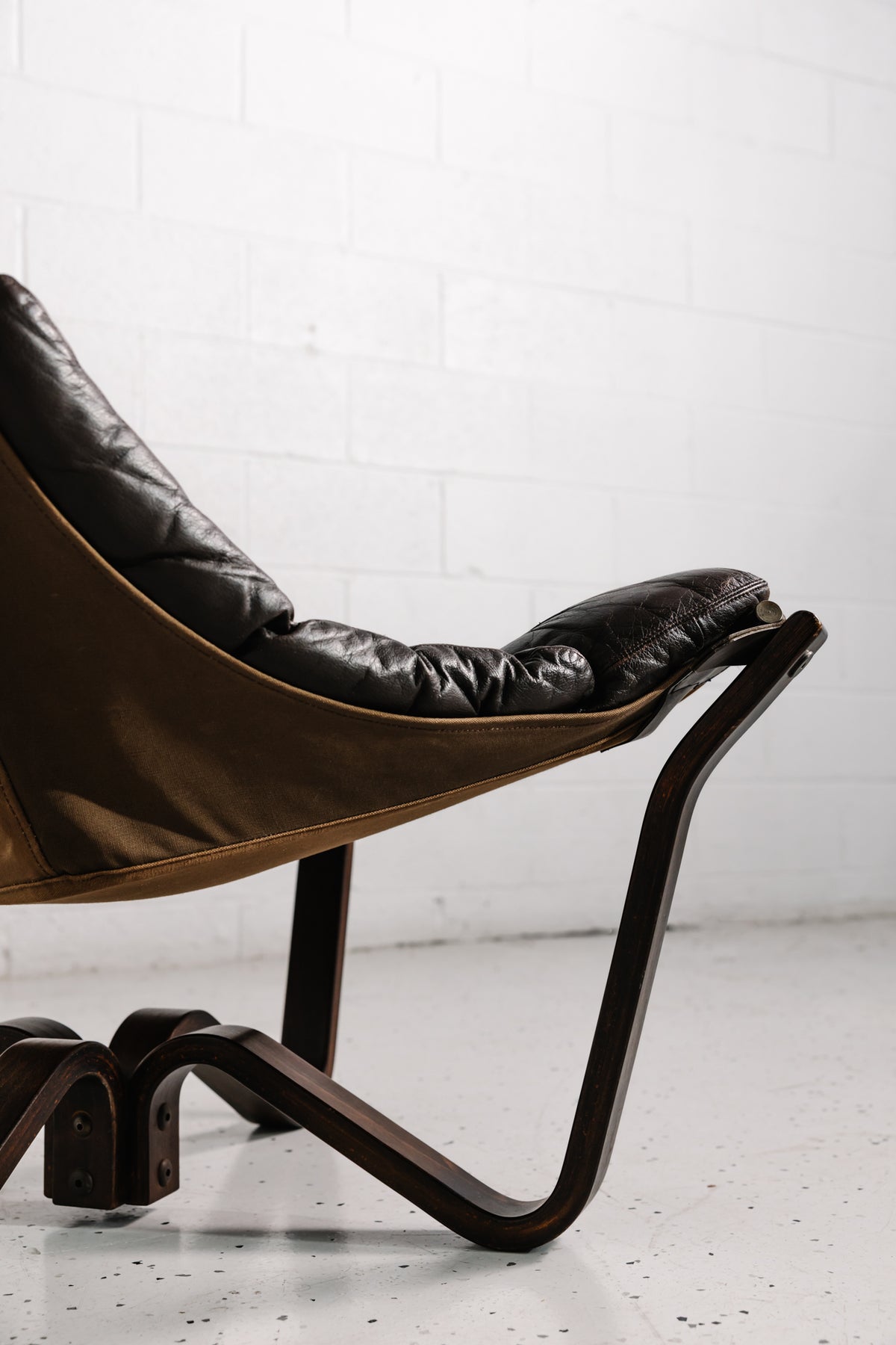 Additional view of Norwegian Viking lounge chair by Jim Myrstad for Brunstad