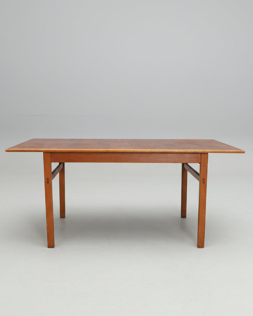 Swedish Extension Dining Table in Oak & Teak